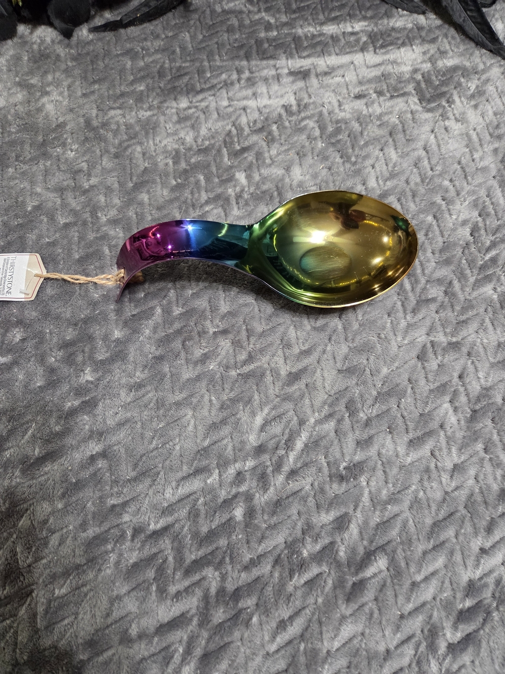 Thirstystone Iridescent Rainbow Spoon - Gold, Green, Blue, Purple
